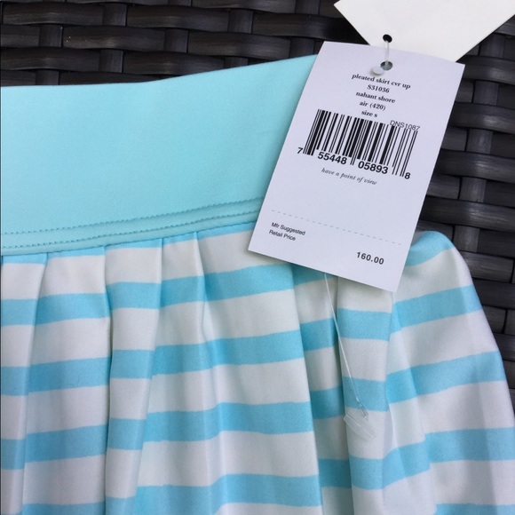 NWT Kate Spade Blue Stripe Swim Skirt Nahant Shore - Picture 3 of 6